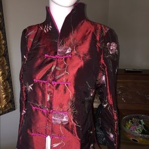 NWOT Tailored Asian Jacket w/Bell Sleeves